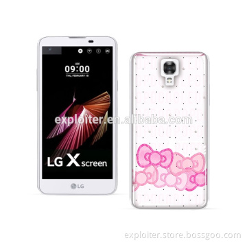 Ultra slim soft gel resin fashion phone case for LG X Screen K500 back case